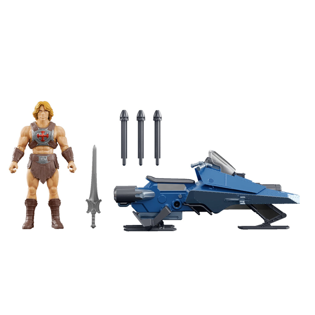 Masters Of The Universe He-Man And Sky Sled Pack, 2026 Movie Vehicle & Figure, 5.5 Inch Scale