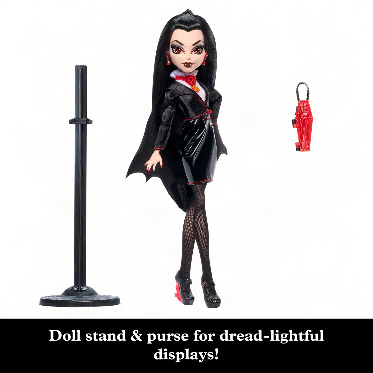 Monster High X Universal Monsters Dracula Collector Doll With Black Dress & Coffin Purse