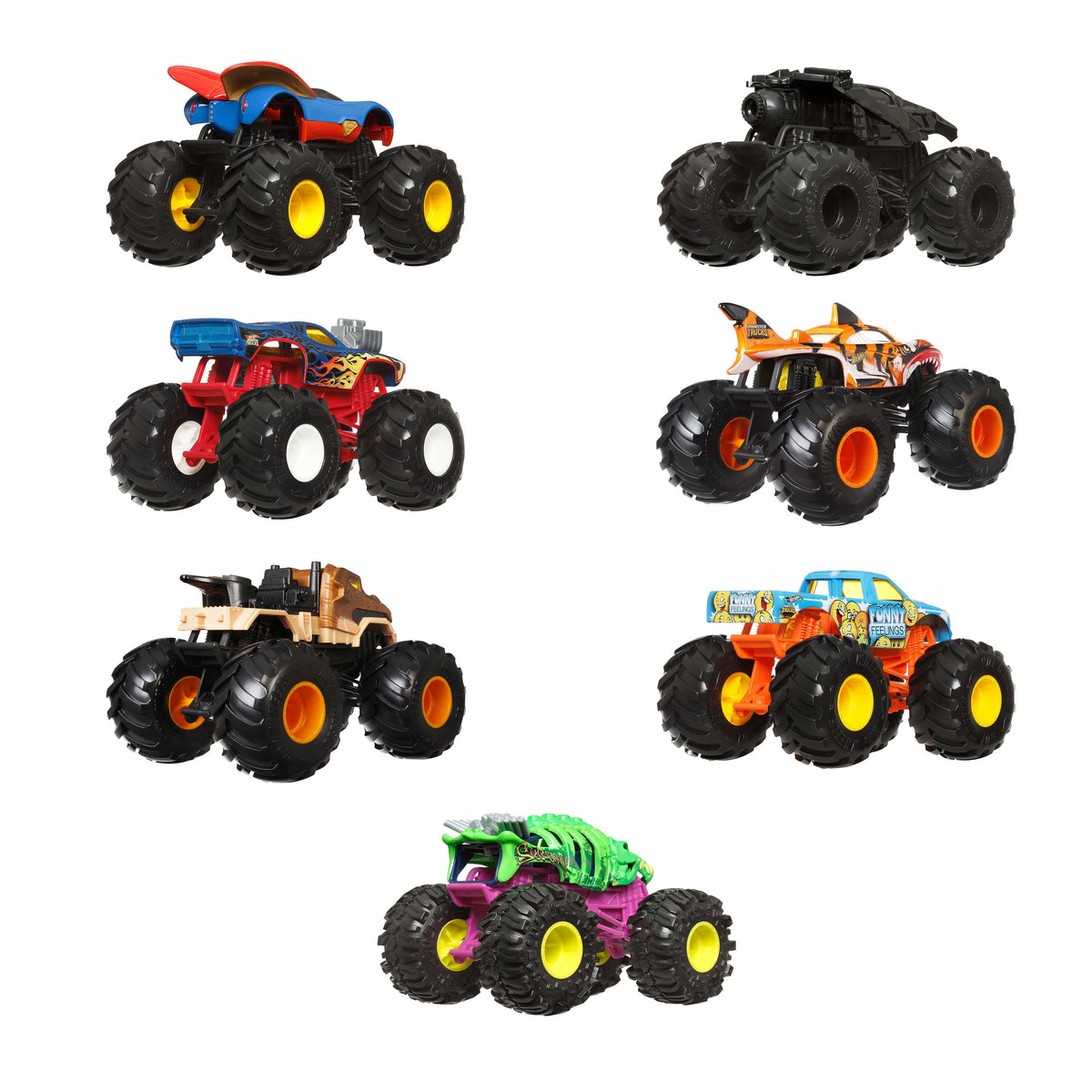 Hot Wheels Monster Trucks, Oversized Monster Truck in 1:24 Scale