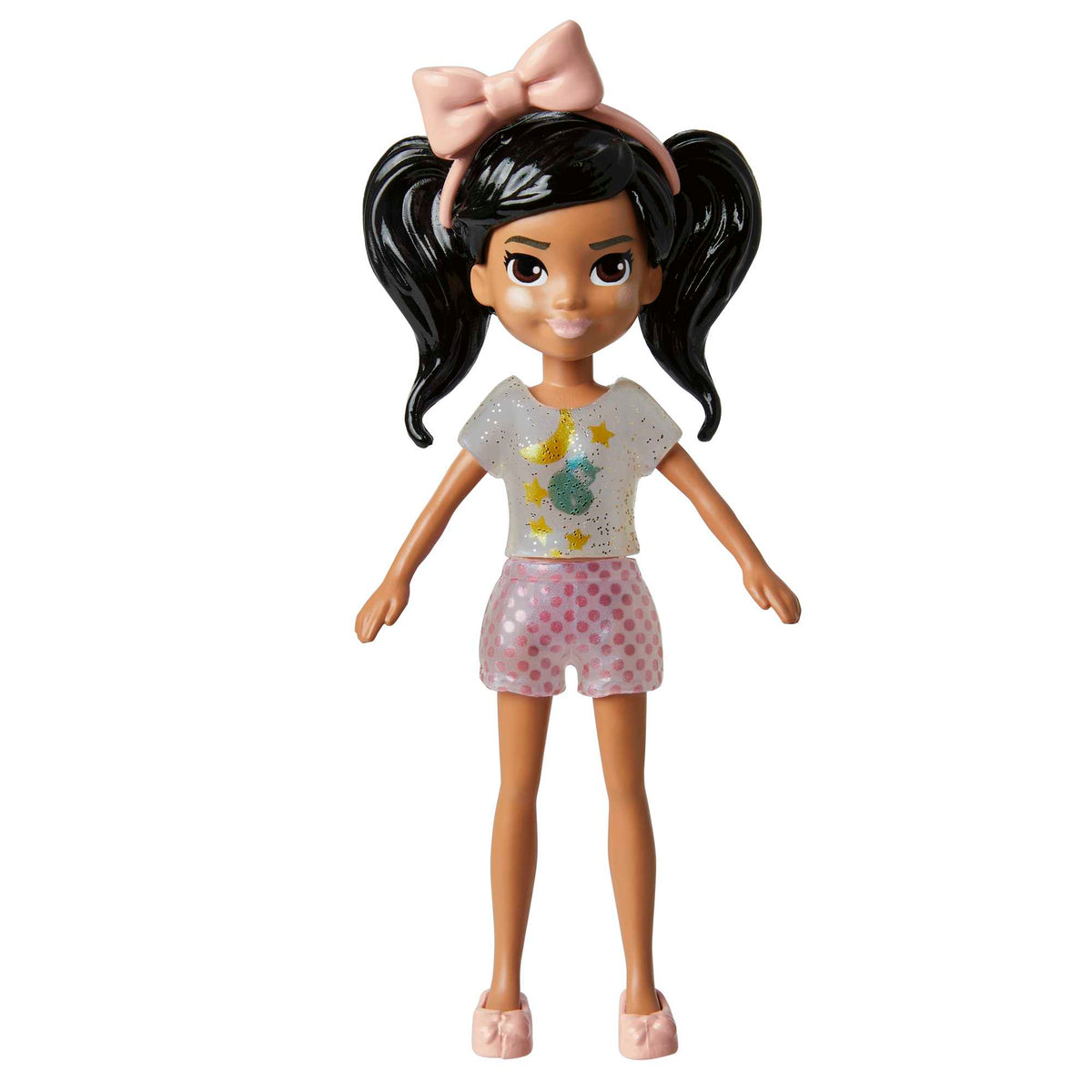 Polly Pocket Set de Juego Paquete de Modas Fiesta de Pijama Elemento Sorpresa