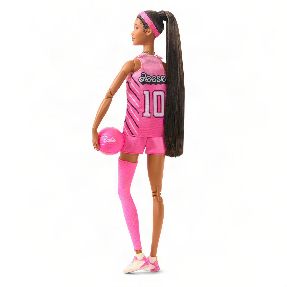 Angel Reese Barbie Doll, Barbie Signature, Fashion Doll With Pink Basketball Uniform