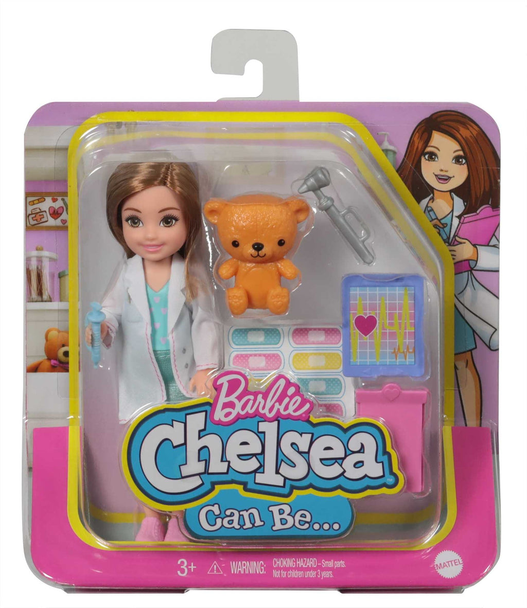 Barbie Chelsea Can Be Career Doll With Career-Themed Outfit & Related Accessories