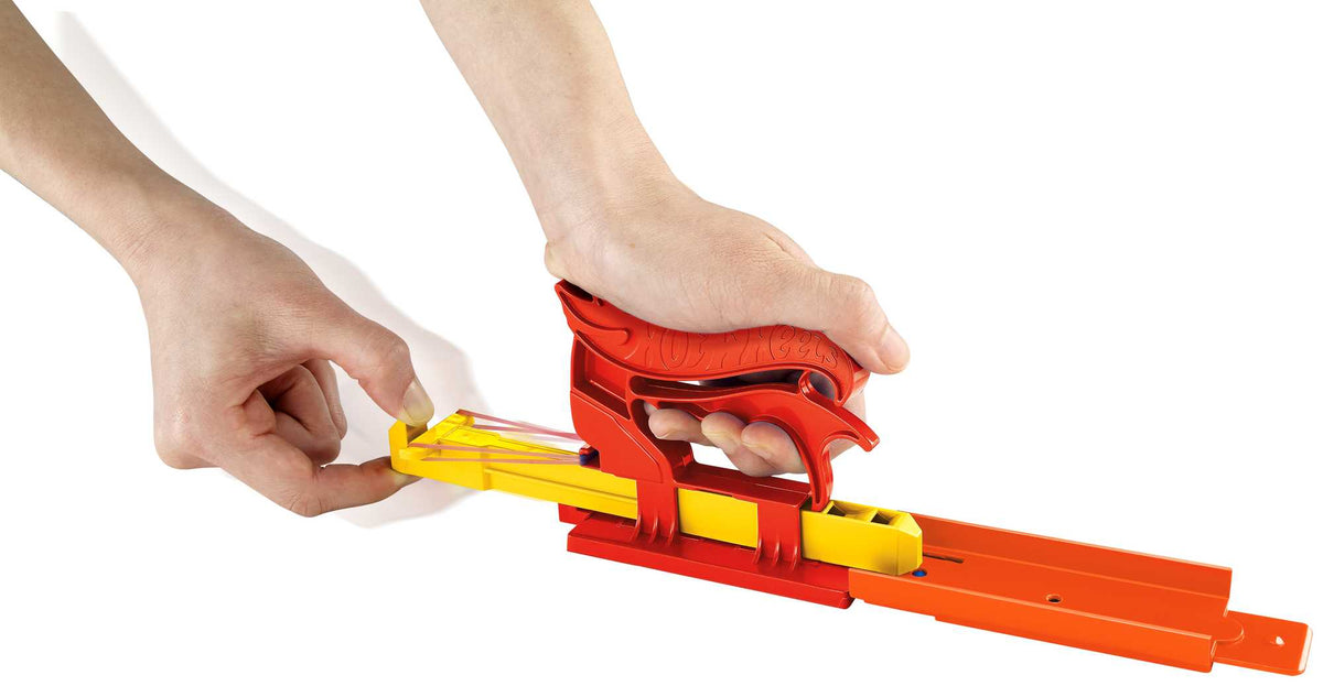 Hot Wheels Action Pista de Juguete Lanzador de Bolsillo Rojo