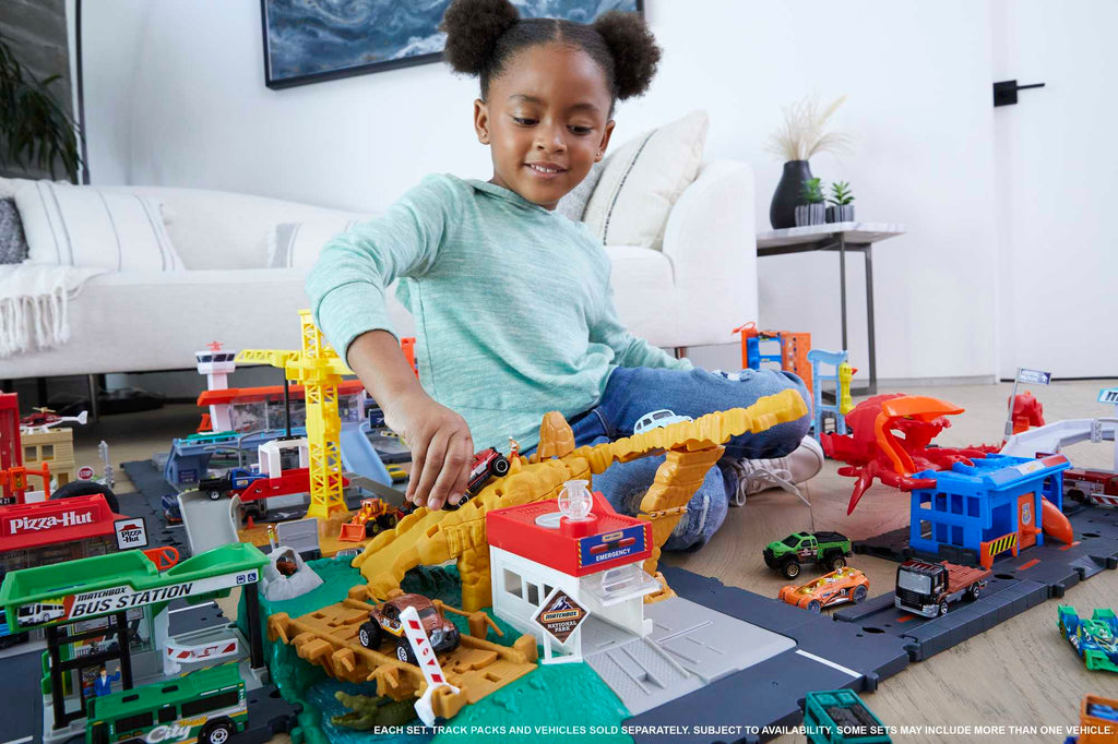 Hot Wheels City Pista de Brinquedo Lava-rápido da Cidade