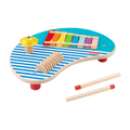Fisher-Price Table Musicale en Bois, Percussions, 3Éléments en Bois