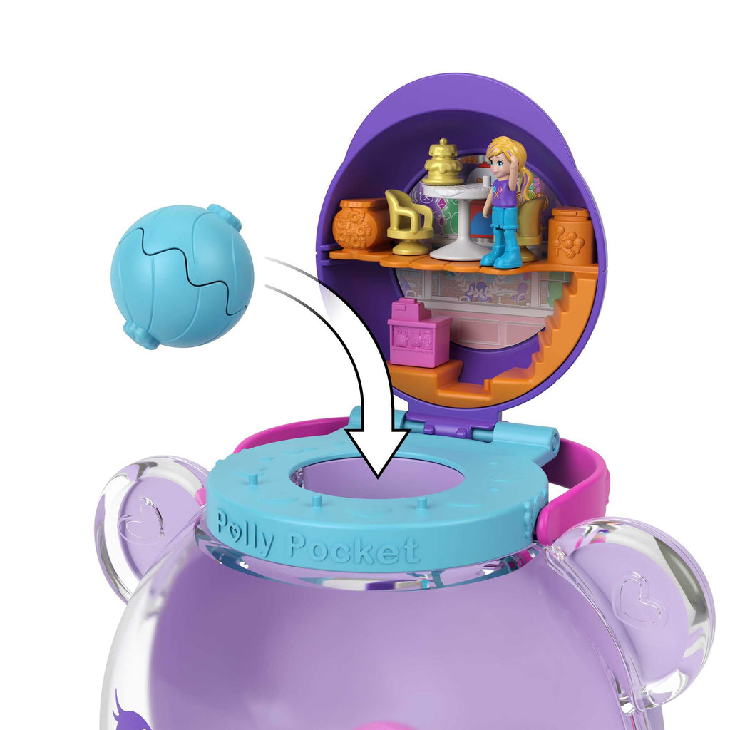 Polly Pocket Coffret de Jeu Ourson à Boules de Gomme