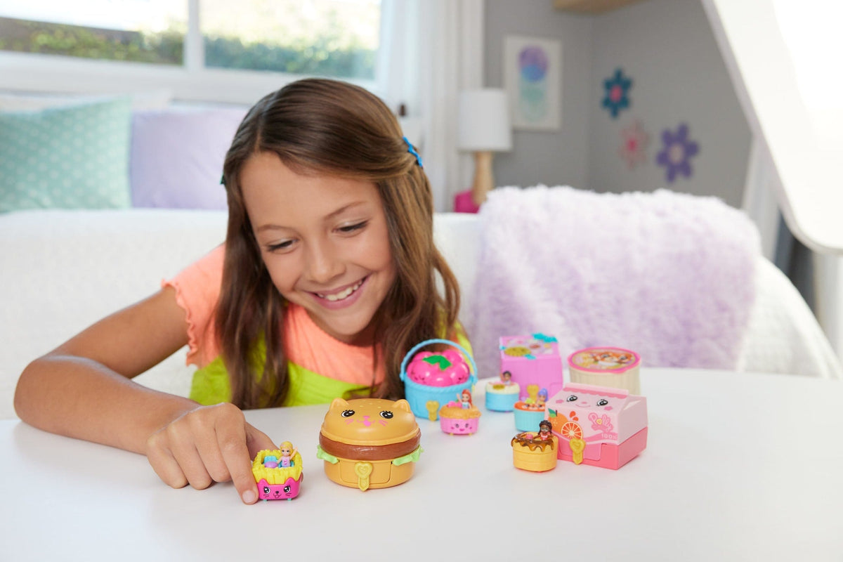 Polly Pocket Set de Juego Compacto Reveal Comidita Rápida