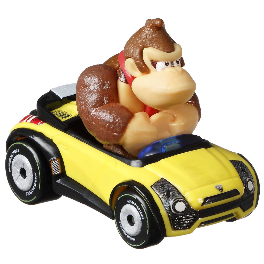 Hot Wheels Mario Kart Coffret de 4 Personnages en Métal Moulé