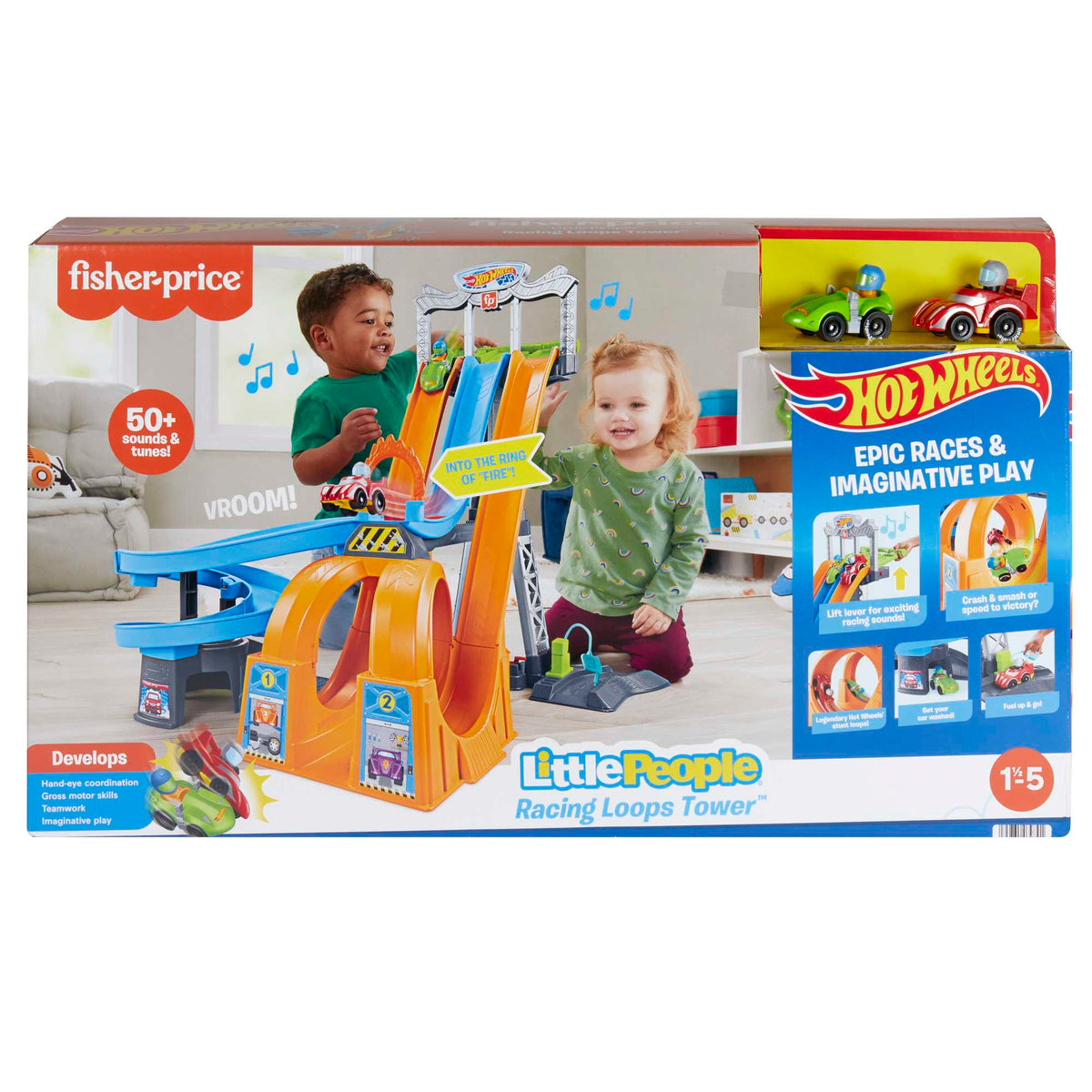 Hot Wheels Racing Loops Tower By Little People