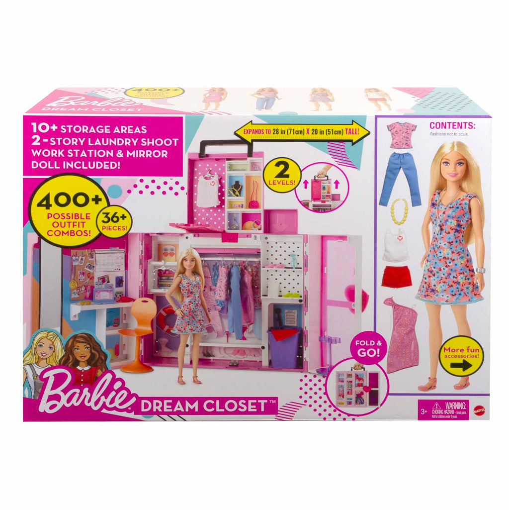 Barbie Dream Closet Doll And Playset