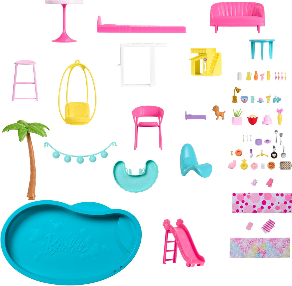 Barbie® Coffret de Jeu Maison de Rêve, 3 Étages, 75+ Éléments