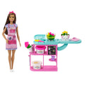 Barbie Florist Playset With Brunette Barbie Doll, Dough, Vases & More, Ages 3 & Up