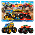 Hot Wheels Monster Trucks 1:64 Scale Demolition Doubles 2-Pack