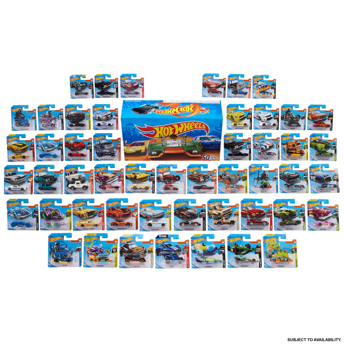 Hot Wheels Coffret de 50 Vehicules