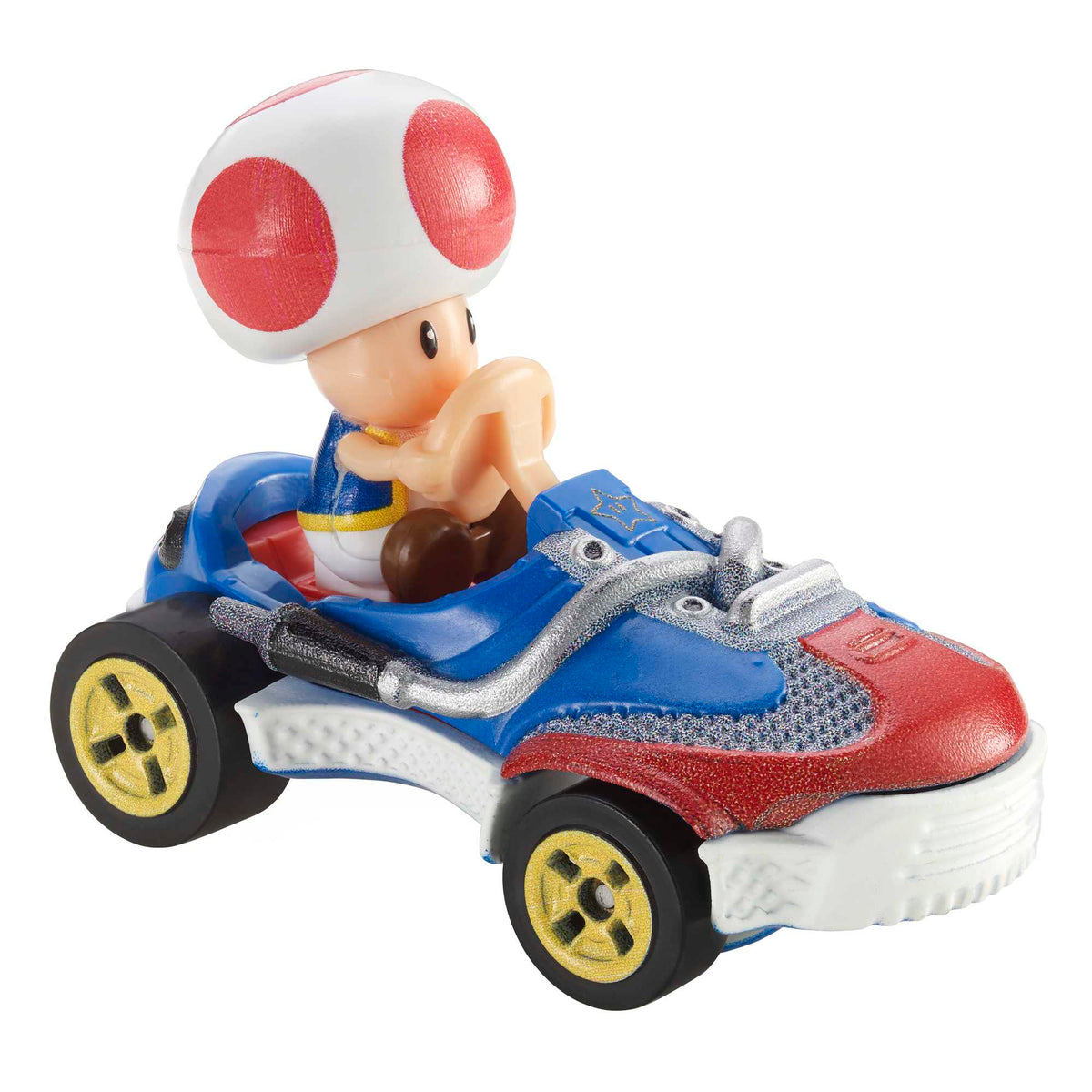 Hot Wheels Mario Kart Vehículo de Juguete Toad Sneeker