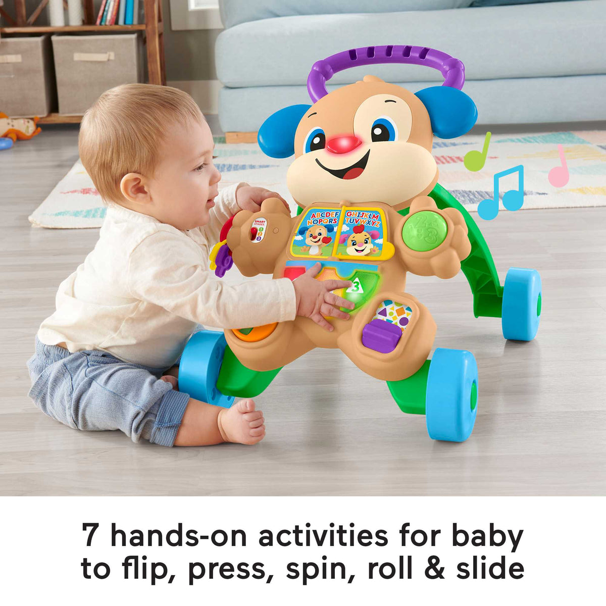 Fisher-Price Laugh & Learn Smart Stages Learn With Puppy Walker - English & French Version