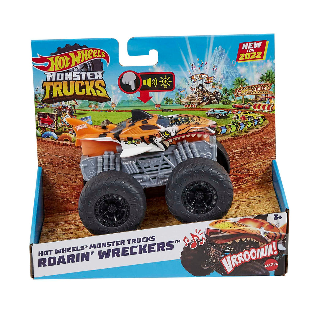 Hot Wheels Monster Trucks Roarin' Wreckers Tiger Shark