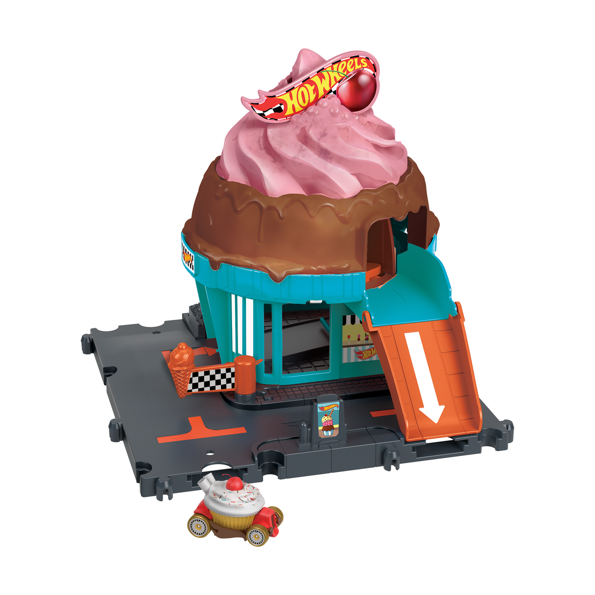 Hot Wheels City-Ville Course Glacée-Coffret