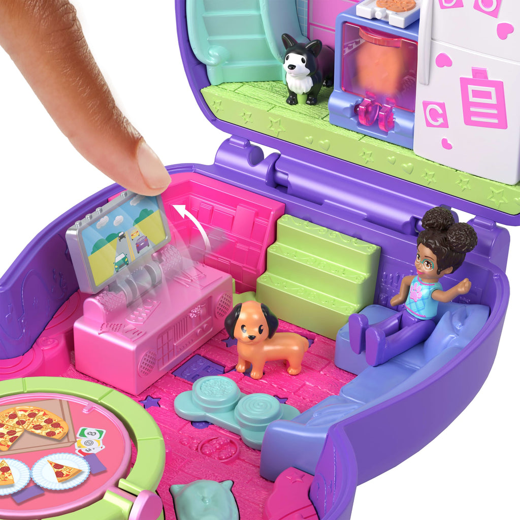 Polly Pocket Set de Juego Mundo de Compactos de Polly
