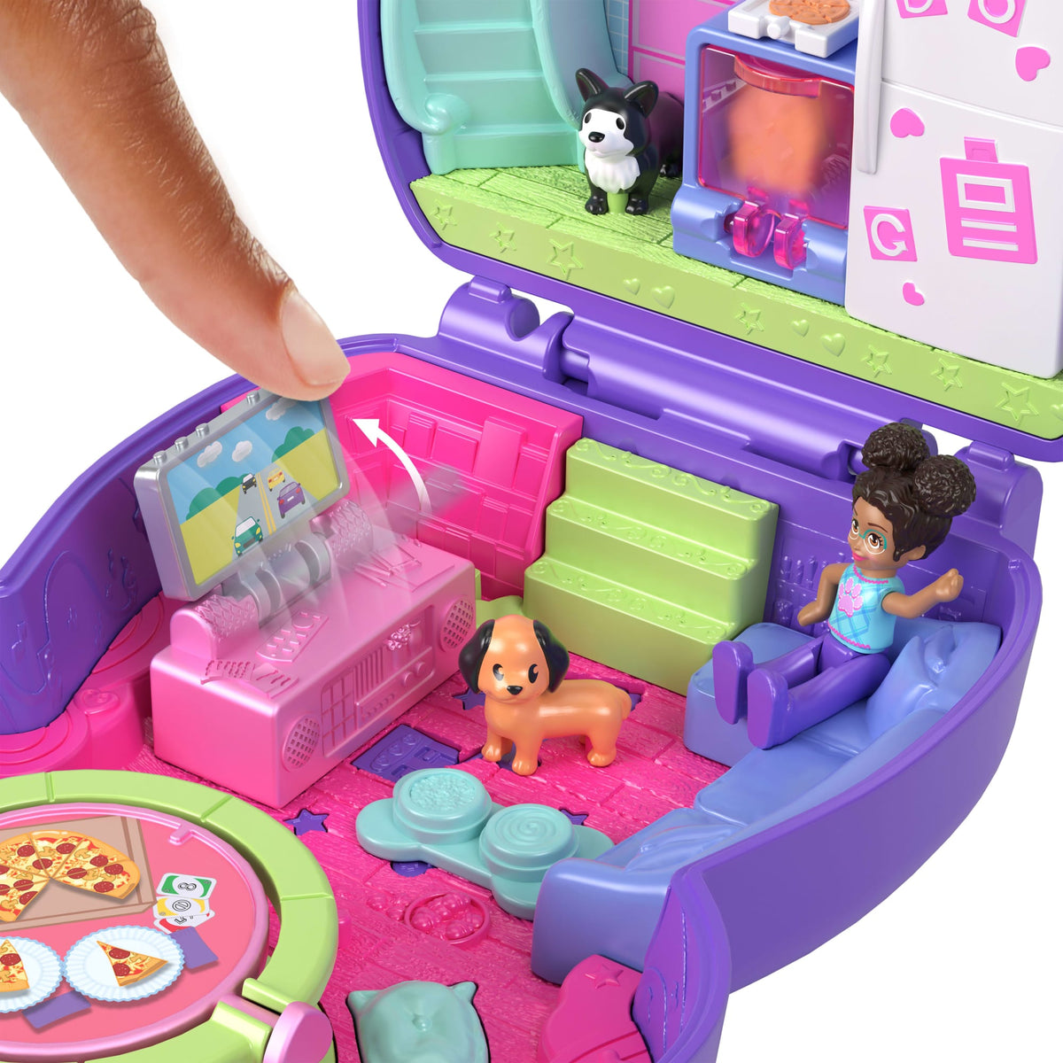 Polly Pocket Set de Juego Mundo de Compactos de Polly