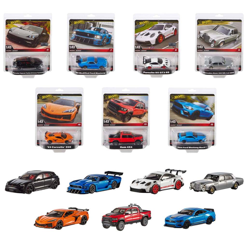 Hot Wheels Collector Vehículo de Colección Auto Premium Escala 1:43 Sorpresa