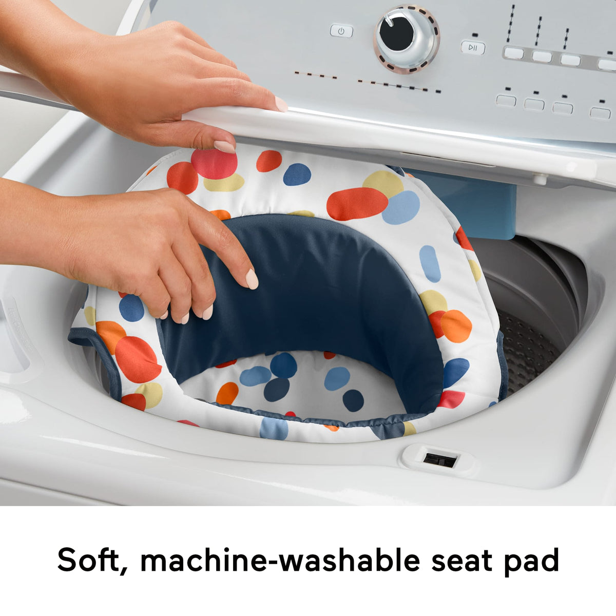 Fisher-Price Sit-Me-Up Floor Seat, Portable Baby Chair & 2 Developmental Newborn Toys, Darling Dots