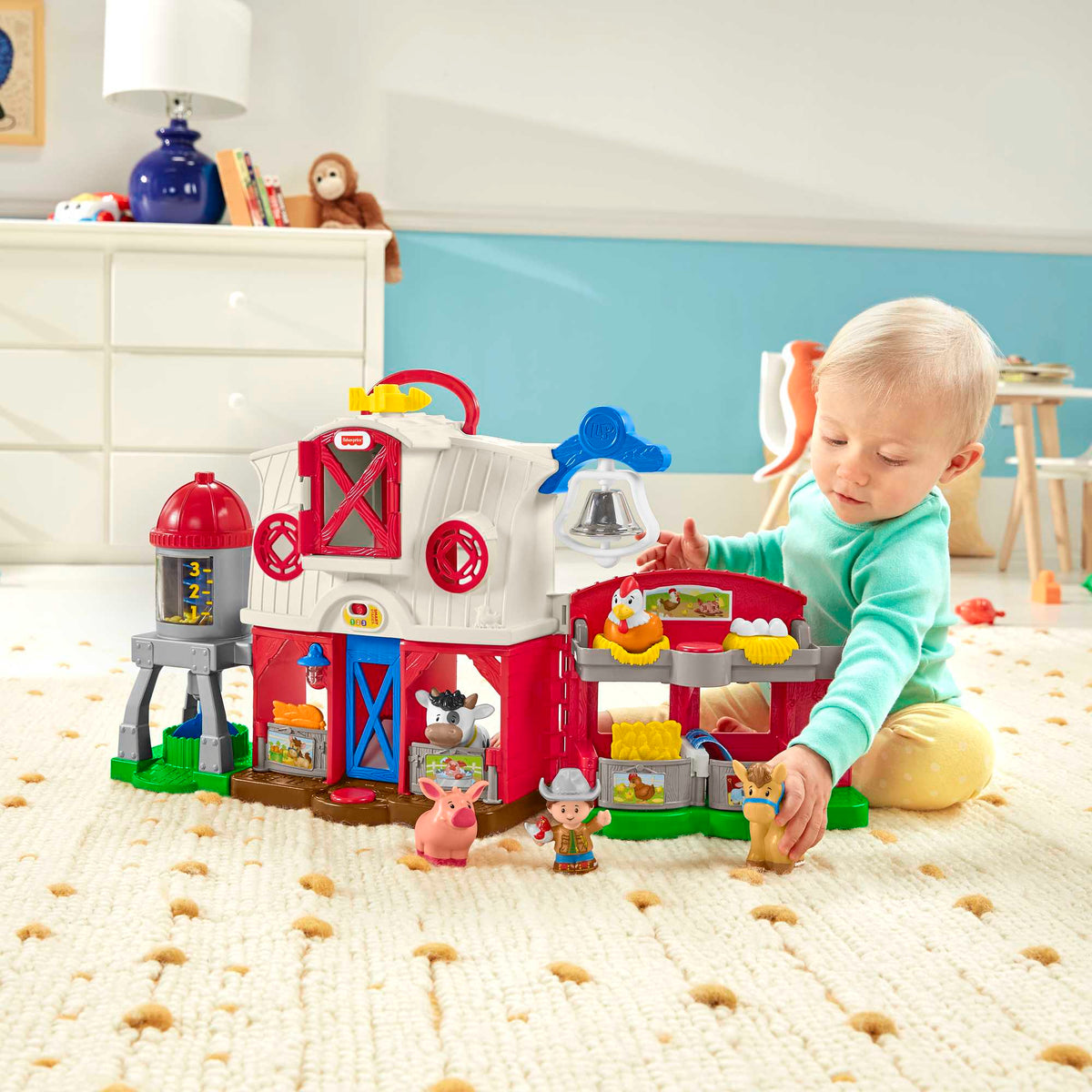 Fisher-Price Little People Les Animaux de La Ferme Version Anglaise et Française