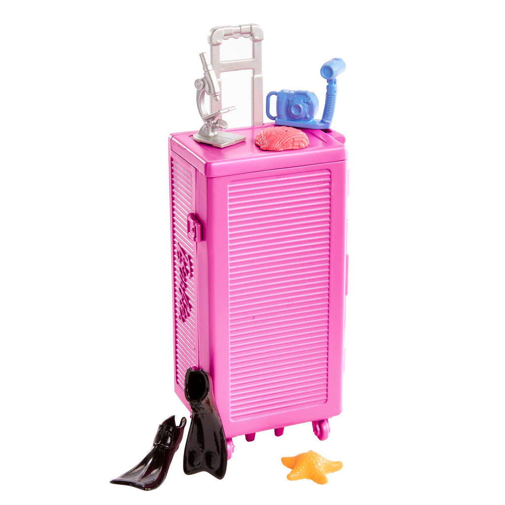 Barbie-Coffret Barbie Plongeuse, Poupée et Plus de 10 Accessoires