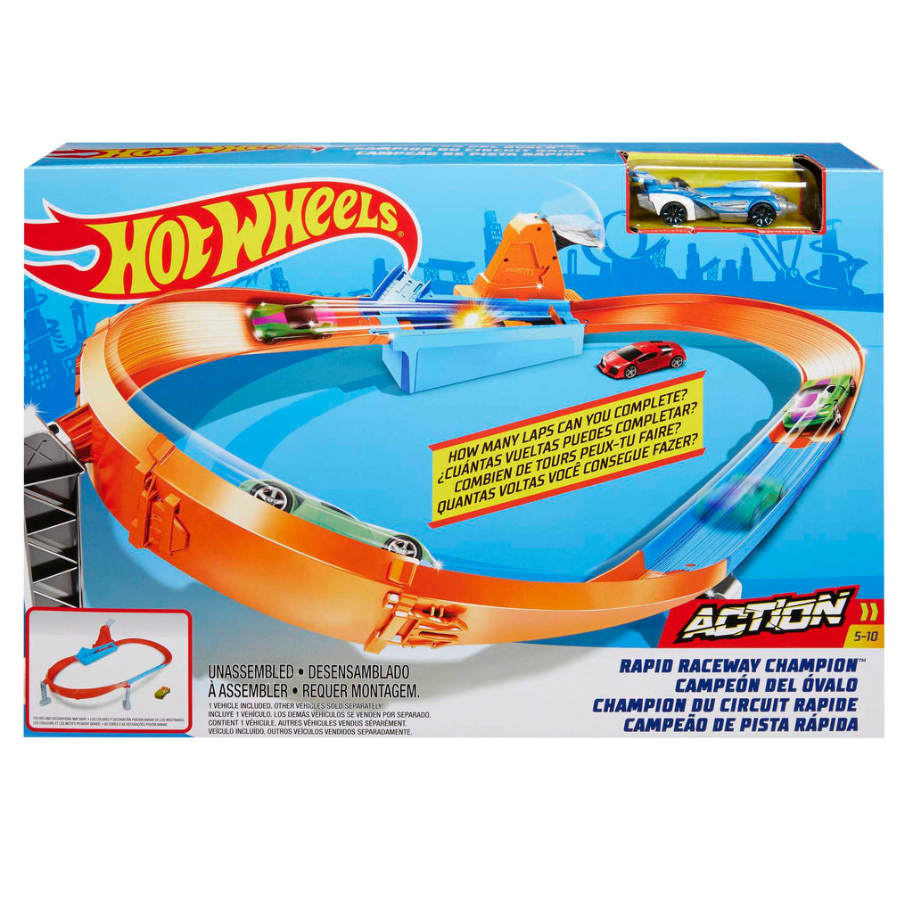 Hot Wheels Action Pista de Juguete Campeonato de Rapidez