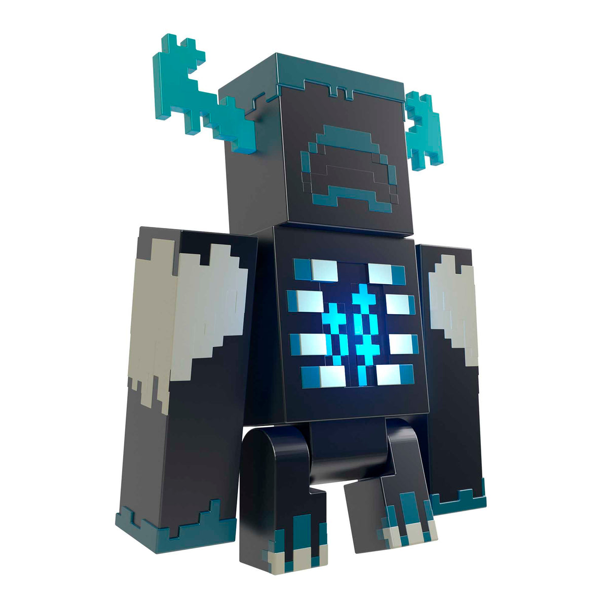 Minecraft Toys Warden Figure With Lights, Sounds And Accessories