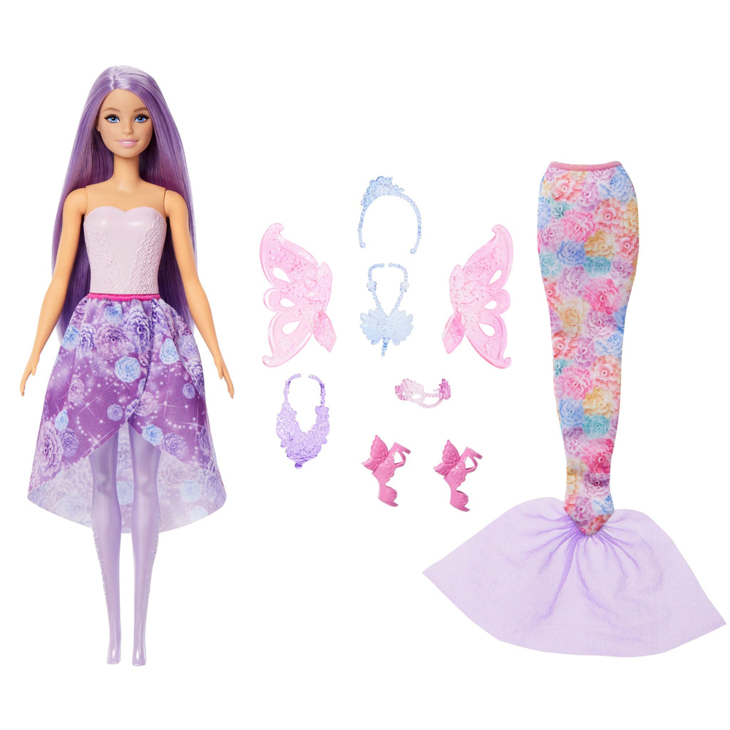 Barbie Fantasía Boneca Looks Fada e Sereia