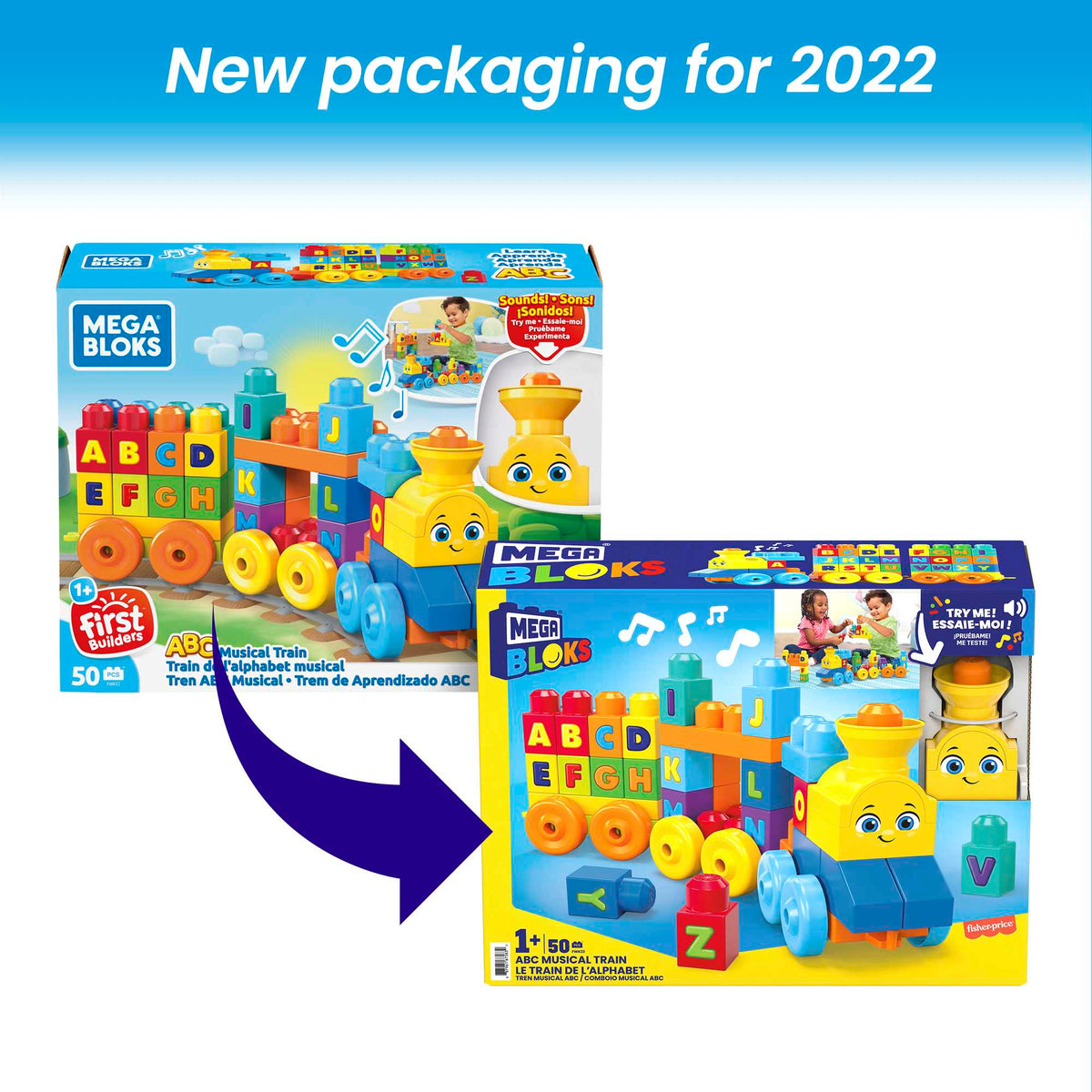 MEGA BLOKS ABC Musical Train