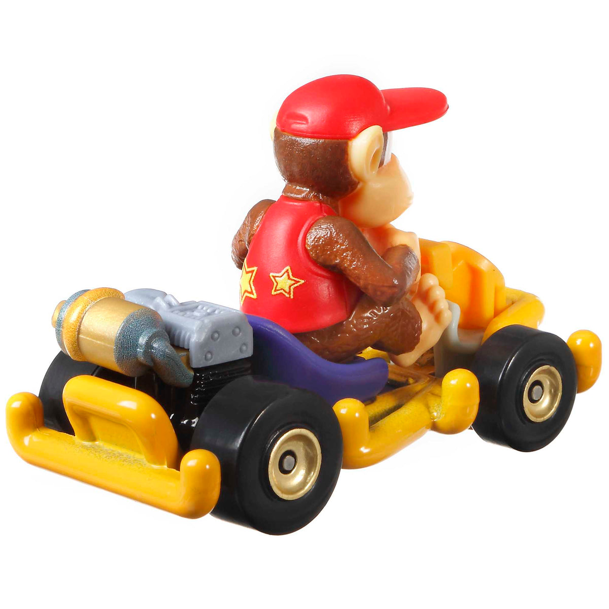 Hot Wheels Mario Kart Vehículo de Juguete Diddy Kong Pipe Frame