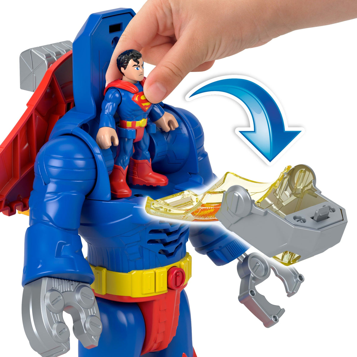 Imaginext DC Super Friends Figura de Ação Superman Insider
