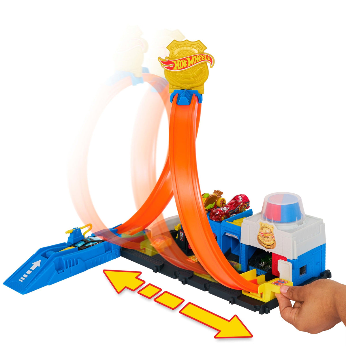Hot Wheels City Pista de Brinquedo Super Delegacia de Polícia