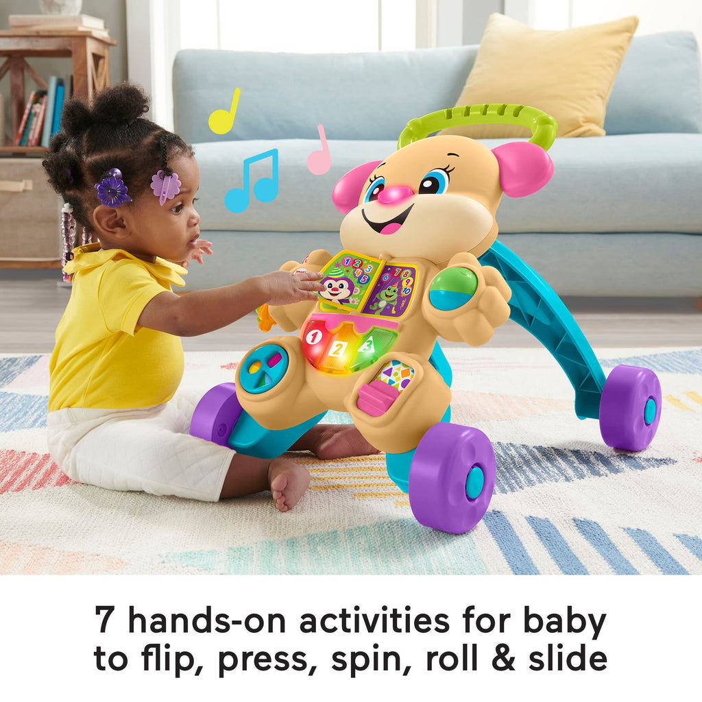 Fisher-Price Laugh & Learn Smart Stages Learn With Sis Walker Baby & Toddler Educational Toy