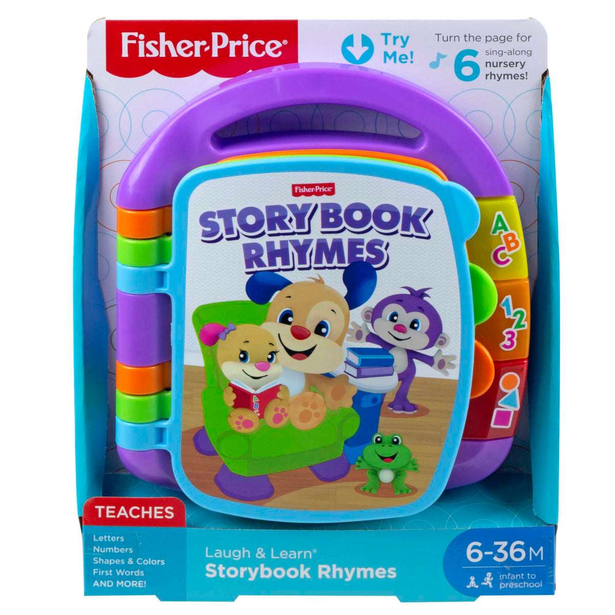 Fisher-Price Rires et Éveil Livre de Comptines