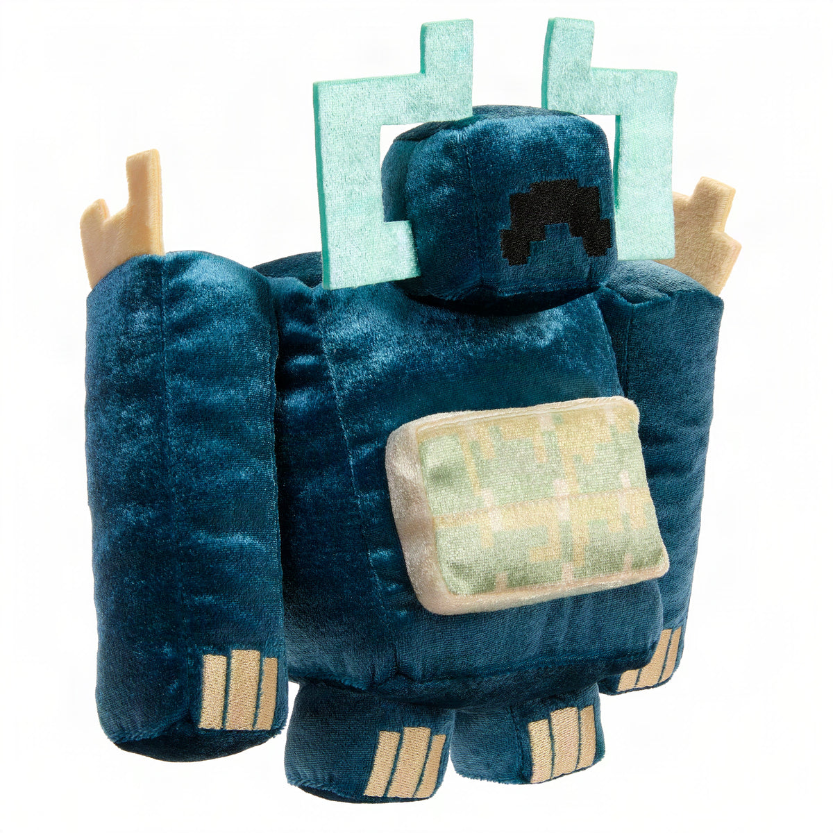 Minecraft Dungeons II Twisted Warden Plush Toy, 8-Inch Soft Doll, Collectible Inspired By The Game