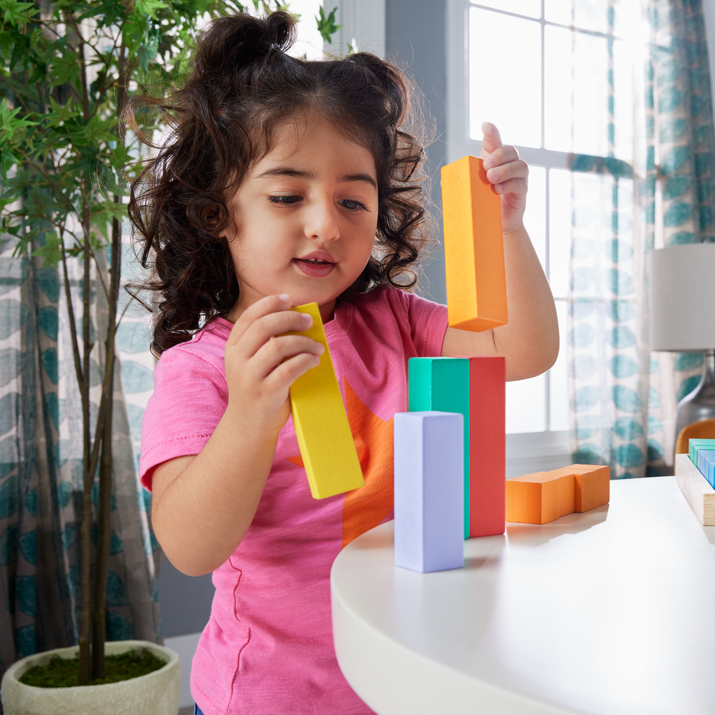 Fisher-Price Brinquedo para Bebês Pirâmide de Blocos de Madeira
