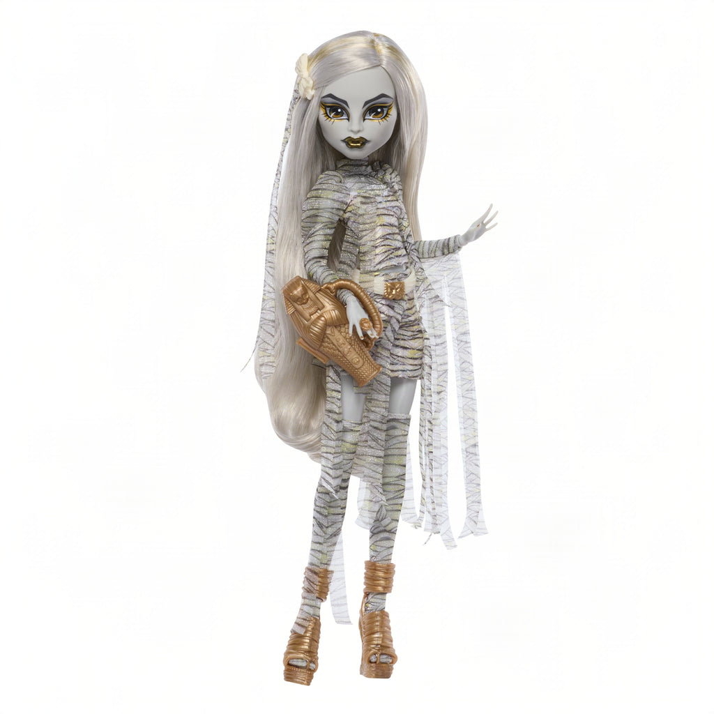 Monster High X Universal Monsters The Mummy Collector Doll With Wrap Dress & Sarcophagus Purse
