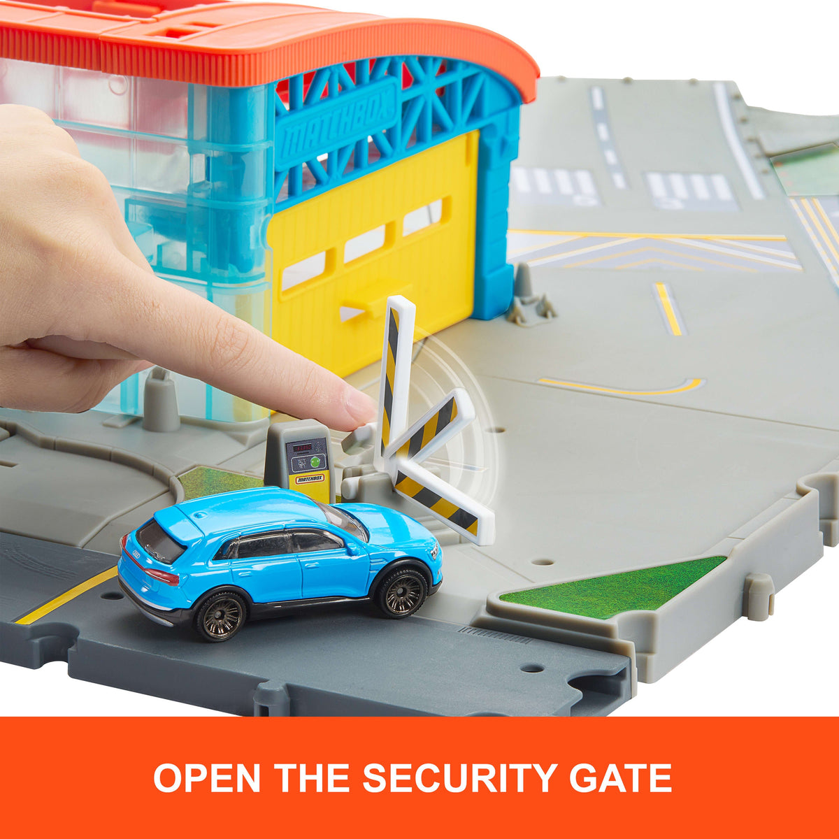 Matchbox Airport Takeoff Adventure Playset With 1 Die-Cast Toy Audi Car & 1 Plastic Plane