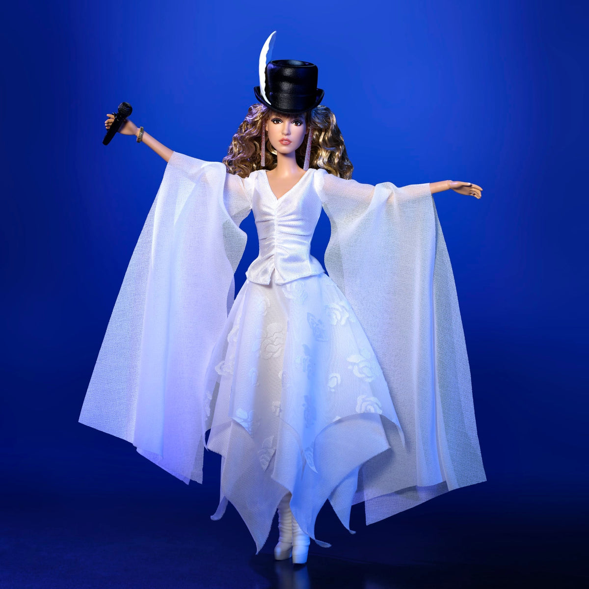 Barbie Signature Stevie Nicks Bella Donna Collector Doll With Flowing White Dress & Accessories