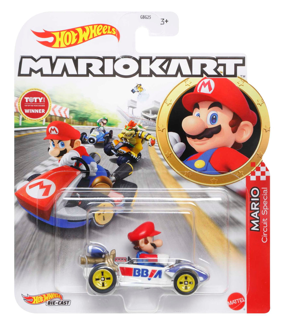 Hot Wheels Mario Kart Veículo de Brinquedo Circuito Especial