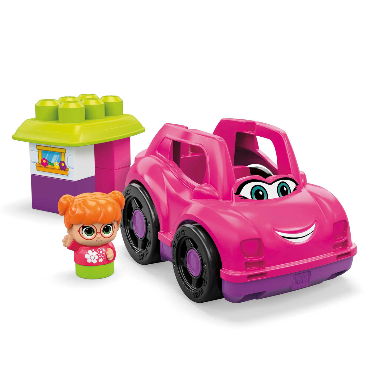 Mega Bloks Juguete de Construcción Pequeño Vehículo Convertible de Catie