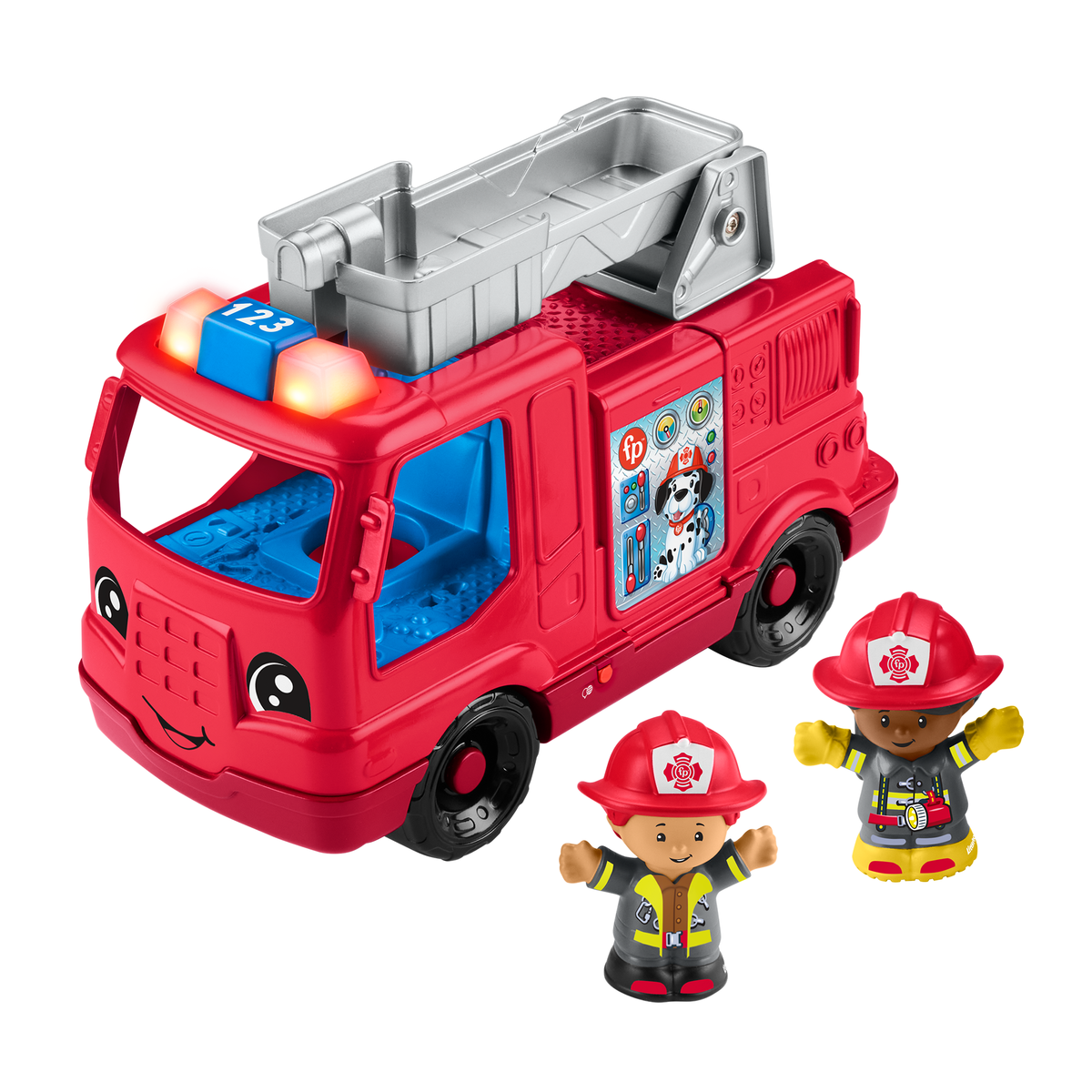 Little People Brinquedo para Bebês Caminhão de Bombeiros Médio