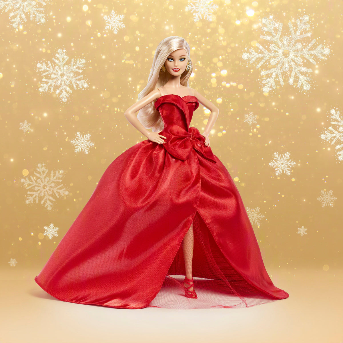 Barbie-Poupée Barbie Joyeux Noël 2026-Avec Emballage de Présentation