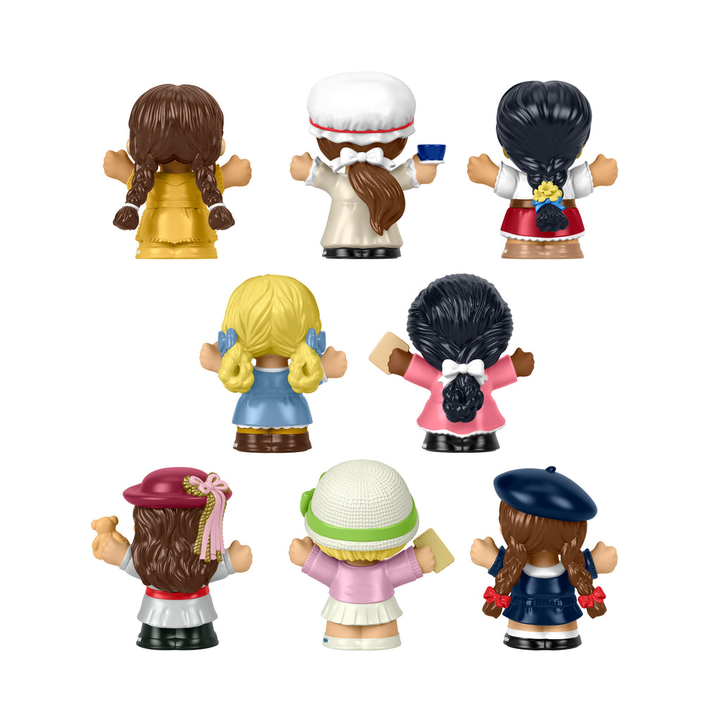 Little People Collector American Girl 40th Anniversary Special Edition Set For Fans, 8 Figures 