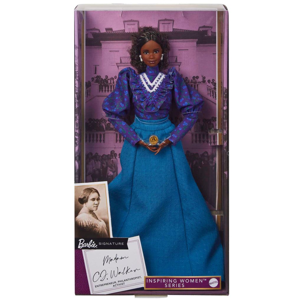 Barbie Inspiring Women Madam C.J. Walker Collectible Doll, For 6+ Years
