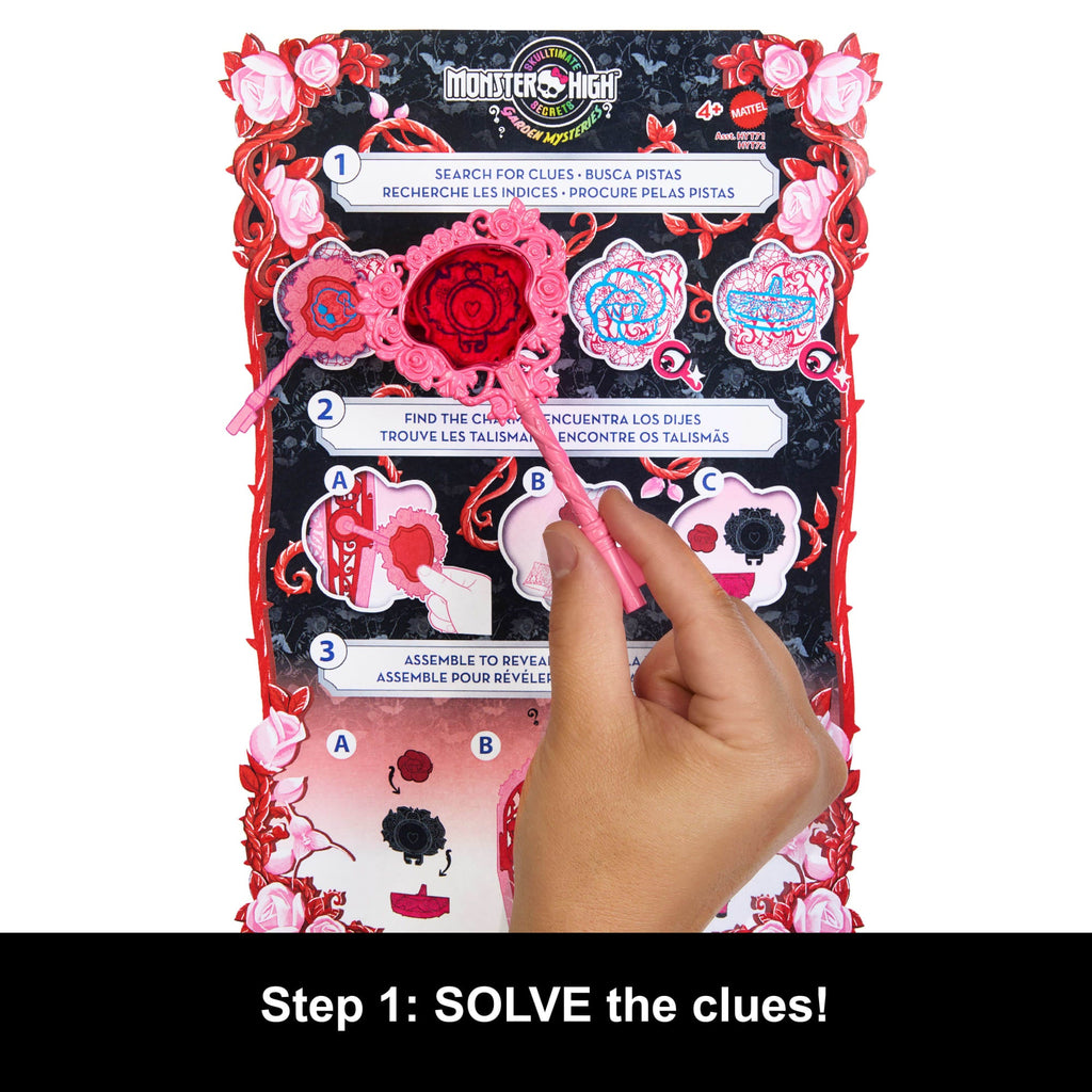Monster High Skulltimate Secrets Garden Mysteries Playset, Draculaura Doll With 19+ Surprises