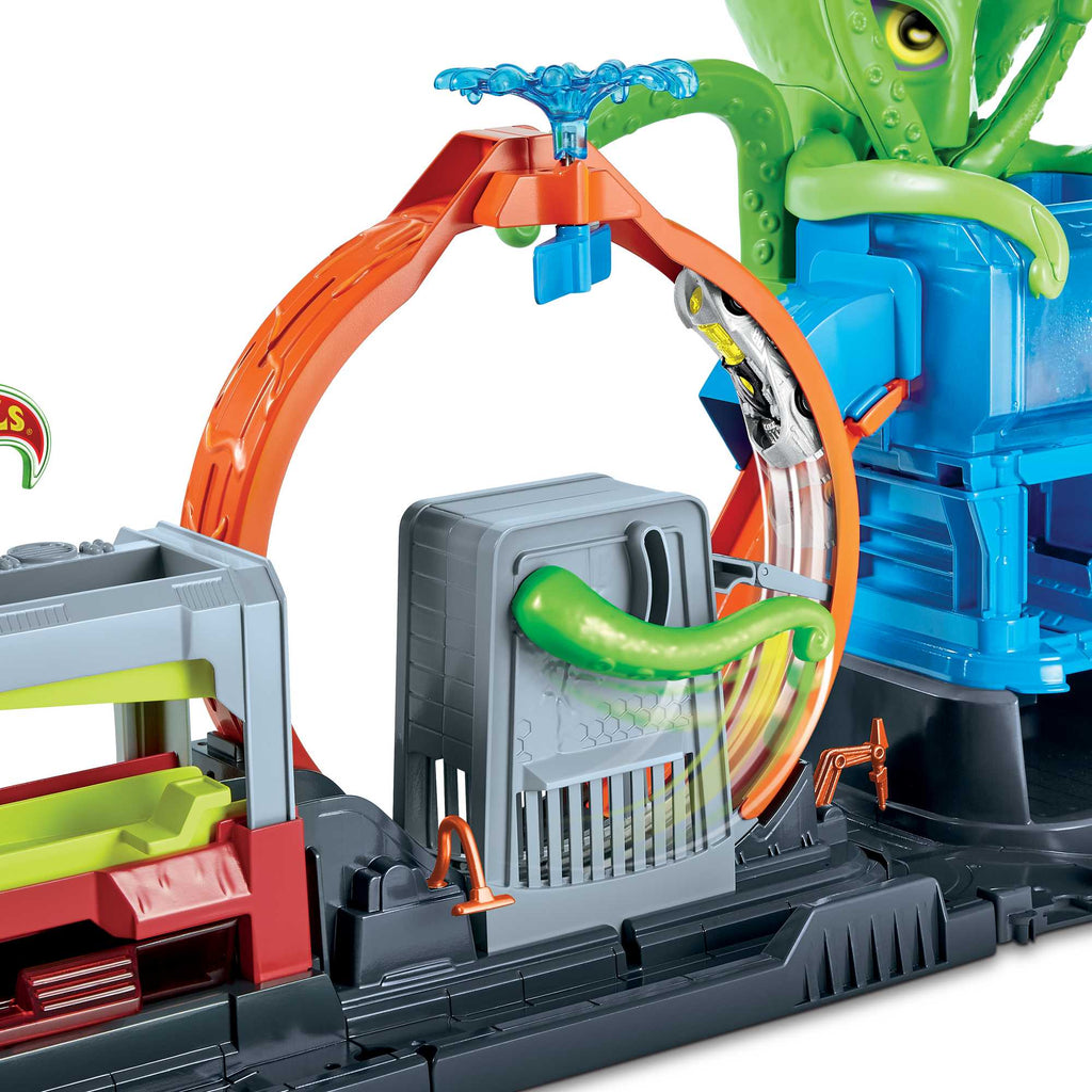 Hot Wheels City Station de Lavage Ultime Pieuvre